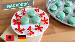 Makarons receta shqip  Macarons selber machen [upl. by Hugo]