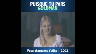 Jean Jacques Goldman  puisque tu pars Live 2002 [upl. by Valonia795]