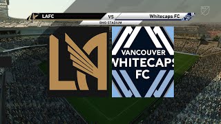 Los Angeles FC vs Whitecaps  2023 MLS Cup Playoffs  eFootball [upl. by Huber]