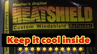 Heatshield Custom Window Reflector… The Review  Van Life [upl. by Luthanen]