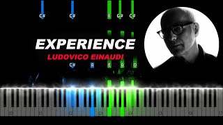 Ludovico Einaudi  Experience Piano Tutorial [upl. by Reseda]