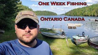 Fishing in Ontario Canada for a Week [upl. by Schramke]