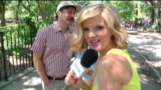 Arden Myrin convinces mustachioed stranger to take her home  Take Me Home video [upl. by Mick]