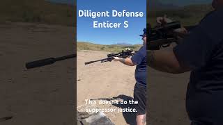 New Diligent Defense Enticer S suppressor is so dang quiet suppressor arizona sniping subscribe [upl. by Shem]