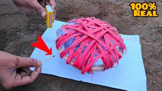 Experiment Plastic Basket Bowl Vs Roll Caps 😱  New Diwali 2024 [upl. by Smaj248]