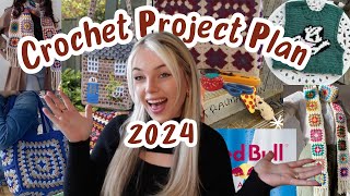 Crochet Project Plans for 2024 🧶 ✨ [upl. by Aerdnaxela]