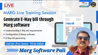 Generate EWay bill through Marg Software [upl. by Araf]