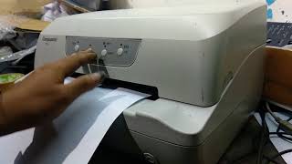 Cara Tes manual printer compuprint sp40 plus [upl. by Sarine51]