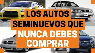 AUTOS SEMINUEVOS que NUNCA debes comprar  Motoren Mx [upl. by Lundell]