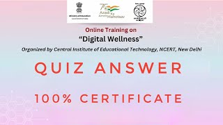 Online Training on quotDigital Wellnessquot ncerttraining [upl. by Borman]