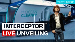 Boyan Slat unveils the Interceptor River Cleanup system  Cleaning Rivers  The Ocean Cleanup [upl. by Wulf]