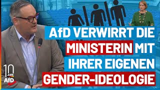 AfD verwirrt Familienministerin mit ihrer eigenen GeschlechterIdeologie [upl. by Butterworth]