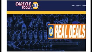 NAPA Auto Parts 2019 Q2 Real Tool Deals DEWALT Carlyle and Air Tools and Mechanics Sockets [upl. by Llertal]