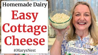 How to Make Cottage Cheese  The Easy Way [upl. by Tiernan]