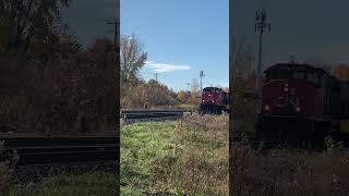 CN 4794 at saintHilaire train railroad railfan [upl. by Retep]