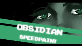 Steven universe OC  Obsidian Speedpaint [upl. by Christi]