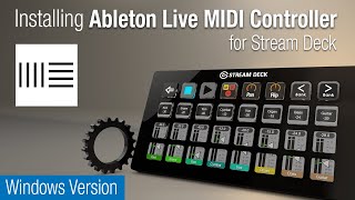 Ableton Live MIDI Controller for Stream Deck Windows Installation [upl. by Catton]