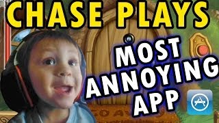 Chase Plays Most Annoying App Ever 2 Year Old Face Cam Do Not Disturb iOS Gameplay [upl. by Mobley]