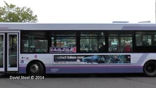 Glasgow Buses October 2014 Part 2 [upl. by Annatnas]