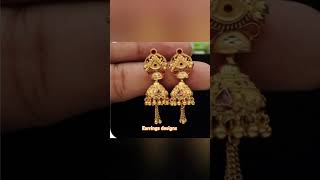 trendingreel earringsdesigns youtubeshort jewellery shortfood [upl. by Echikson]