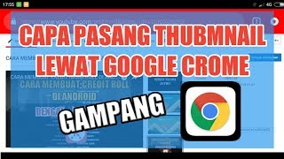 CARA PASANG THUMBNAIL DI GOOGLE CHROME [upl. by Behnken254]