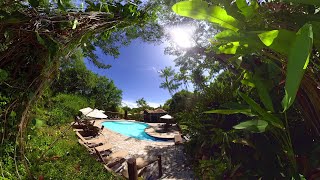 Brazil Bahia Imbassai EcoLodge Vilangelim 360 video for VR devices in 8K [upl. by Nylg313]