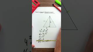 Qual é a área de um triângulo equilátero de lado 4 cm matematica [upl. by Auqemahs337]