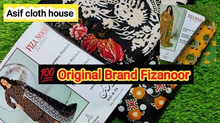 💯 Original Brand  Fizanoor khadder  Allover Print Asif cloth house [upl. by Hodess]