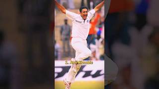 Top 10 Greatest Spinners In India Of All Time shorts sports cricket trending viralvideo [upl. by Dorian713]