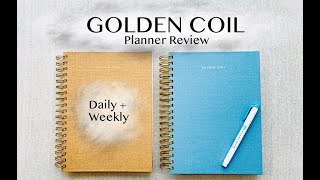 GOLDEN COIL PLANNER REVIEW  DAILY  WEEKLY [upl. by Nesbitt]