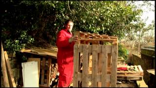 How to Make a Woodstore from Pallets [upl. by Reinertson699]