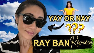 Ray Ban RB4184 Square Sunglasses for Women REVIEW [upl. by Aysa625]