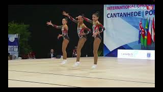 ITALIA ITA TRIO AGE GROUP qualifications Aerobic gymnastic Fig open 2024 CANTANHEDE [upl. by Oiram212]