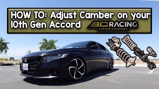 How to Adjust Camber on your 10th Gen Accord [upl. by Leverick755]