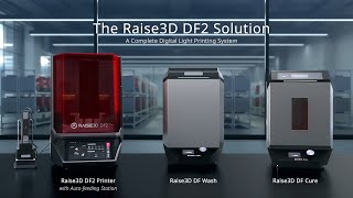 Introduction of Raise3D DF2 Solution Traceable Workflow from Start to Finish [upl. by Asek617]