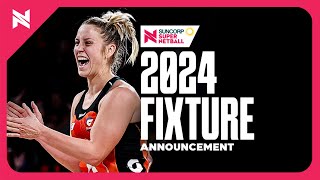 Suncorp Super Netball 2024 Fixture [upl. by Magnusson]