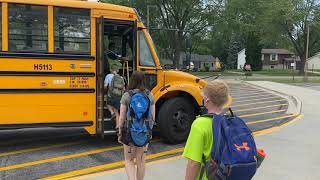 CCSD21 Return to school Riding the bus [upl. by Merwyn]