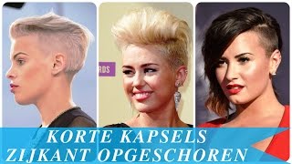 Korte kapsels zijkant opgeschoren [upl. by Luo371]