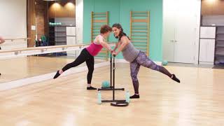 BHome Fitness  Prenatal Barre Workout [upl. by Peltz]