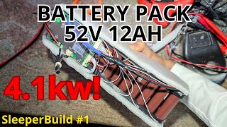 How To Build a 52V 12Ah Battery pack  SlepeerBuild 1 [upl. by Jermain724]