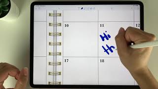 How to use a Digital Planner in Notability  Quick Start Guide [upl. by Assilla]