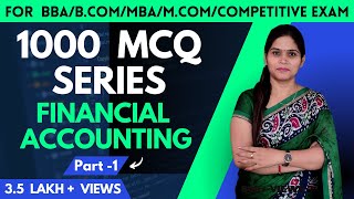 Objective Question on Accounts  MCQ On Financial Accounting  MCQ for Competitive Exam [upl. by Barby437]