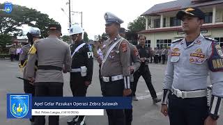 Apel Gelar Pasukan Operasi Zebra Sulawah [upl. by Vigor]