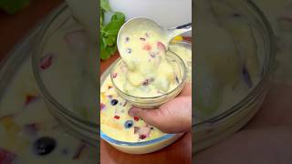 ytshorts Ramadan special custard pudding  Easy dessert  कस्टर्ड  fruit custard [upl. by Rammaj]