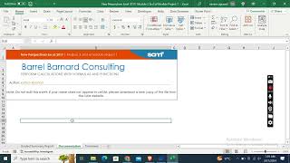 New Perspectives Excel 2019  Module 3 End of Module Project 1  Barrel Barnard Consulting [upl. by Pepillo]