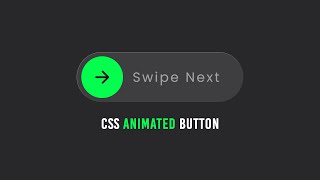 CSS Animated Swipe Button Hover Effects  Html CSS [upl. by Sipple]