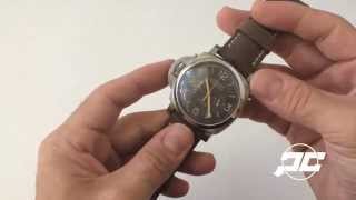 Panerai PAM579 Luminor Destro Titanium Chronograph Monopulsante Review [upl. by Nathanson]