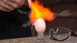 Exploding Egg  Cool Science Demo [upl. by Ailimat]