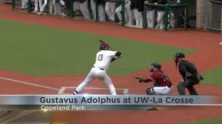 College baseball UWLa Crosse vs Gustavus Adolphus [upl. by Philemon78]