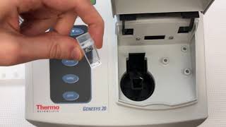 How to Use a Genesys 20 Spectrophotometer [upl. by Hairabez]